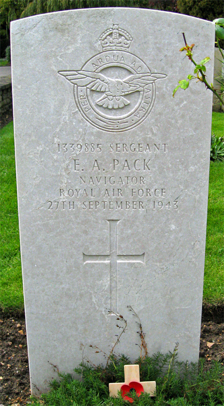 Sgt Ernesr Albert Pack<br/><br /><br />died September 27th, 1943